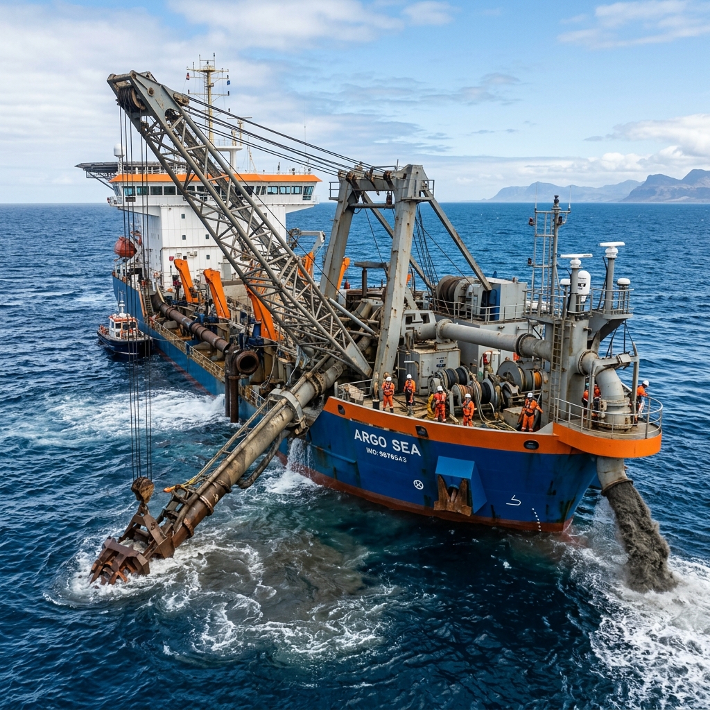 Deep Water Dredging & Survey - Chittagong Maritime Services Bangladesh